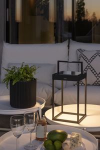 Lantaarn Porofino zwart USB met zonne-energie 7815-750 Konstsmide