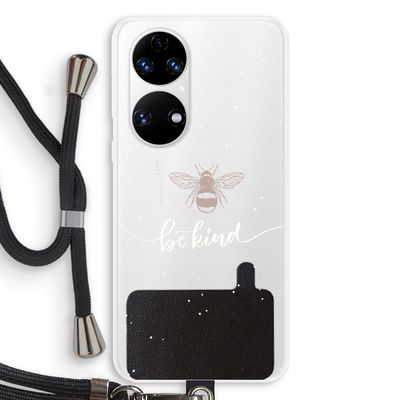 Be(e) kind: Huawei P50 Transparant Hoesje met koord