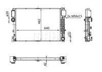 Radiateur MAHLE, u.a. für Mercedes-Benz