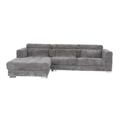 Tower Living 3-zits Loungebank 'Brighton' Links, kleur Lichtgrijs
