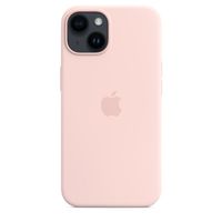 Apple Siliconenhoesje met MagSafe voor iPhone 14 - Kalkroze telefoonhoesje - thumbnail