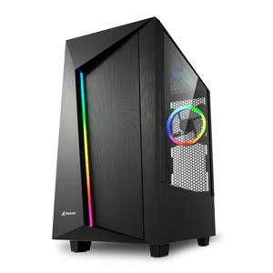 Sharkoon ELITE SHARK REV100 computerbehuizing Midi Tower Zwart