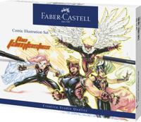 Faber Castell fc-167195 tekenstift faber-castell pitt artist pen comic illustratie set