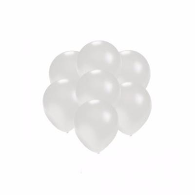 Party ballonnen - klein formaat - wit - 100x - 13 cm - feestartikelen/versiering