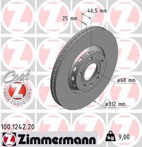 Remschijf Coat Z 100124220