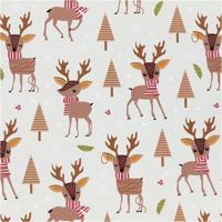 Creativ Company inpakpapier, bambi, b: 50 cm, 80 gr, ice blue, 5 m 1 rol