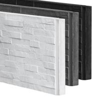 Berton Leisteen motiefplaat smal wit/grijs 184 cm Tuindeco - Tuindeco