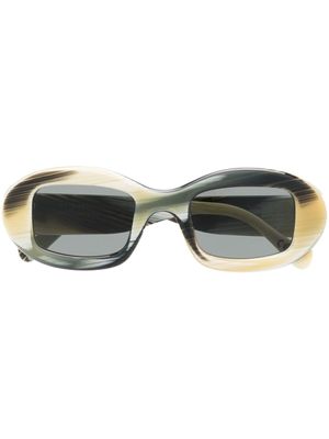 Retrosuperfuture lunettes de soleil teintées à monture carrée - Tons neutres