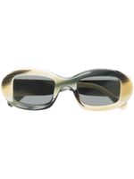 Retrosuperfuture lunettes de soleil teintées à monture carrée - Tons neutres