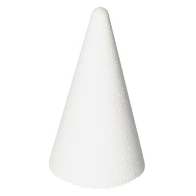 Piepschuim kegel - wit - H12 cm - styropor vormen - Hobby/diy - knutselmateriaal Piepschuim kegel - wit - H12 cm - styropor vormen - Hobby/diy - knutselmateriaal