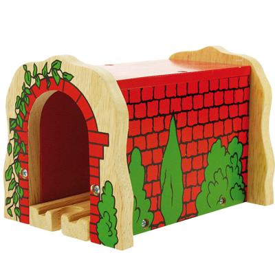 Bigjigs houten rails - rode tunnel