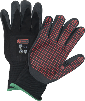 Connex Handschoen Nitril/Noppen Gr08 - COX938278