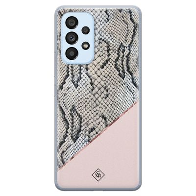 Samsung Galaxy A33 siliconen hoesje - Snake print