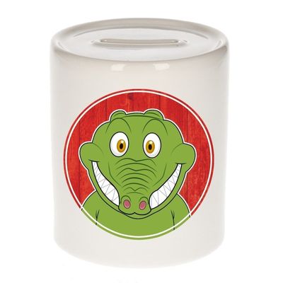 Krokodil kado spaarpot voor kinderen 9 cm