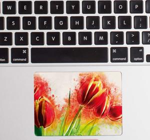 Stickers bloemen Touchpad