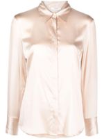 Peserico Blouse van satijn- en zijdemix - Roze - thumbnail