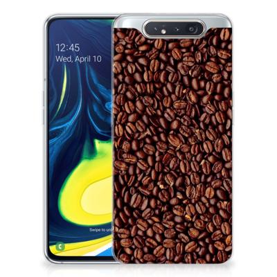Samsung Galaxy A80 | Siliconen Case | Koffiebonen