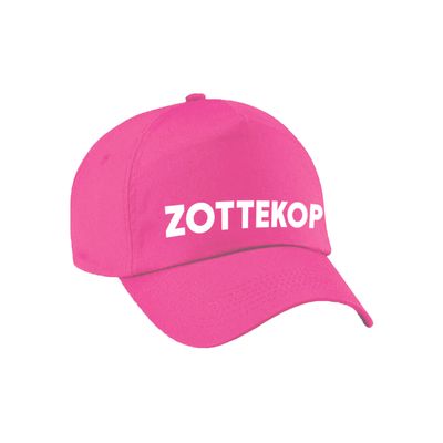 Zottekop fun pet roze voor volwassenen