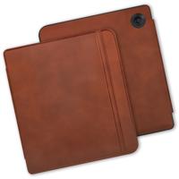 Lunso Kobo Libra Colour hoes (7 inch) - echt leren sleepcover - Cognac