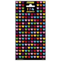 Totum Stickervel twinkle - hartjes