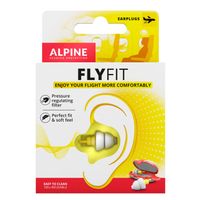 Alpine FlyFit - Vlieg oordoppen - Voorkomt oorpijn - Drukregulerend - Wit - SNR 17 dB - 1 paar - thumbnail