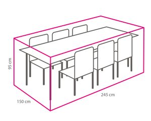 Tuinset beschermhoes 245 x 150 x 95 cm