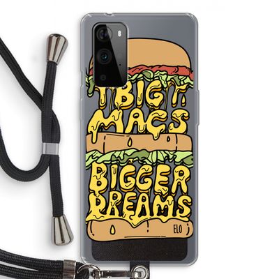 Big Macs Bigger Dreams: OnePlus 9 Pro Transparant Hoesje met koord
