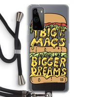 Big Macs Bigger Dreams: OnePlus 9 Pro Transparant Hoesje met koord