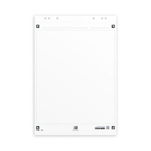 Flipoverpapier Oxford smart 65x98cm. blanco 90gram 20vel