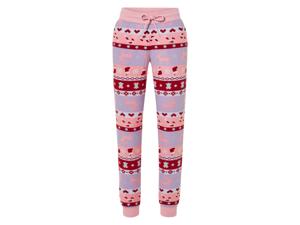 esmara Dames kerstjoggingbroek (M (40/42), Lichtroze)