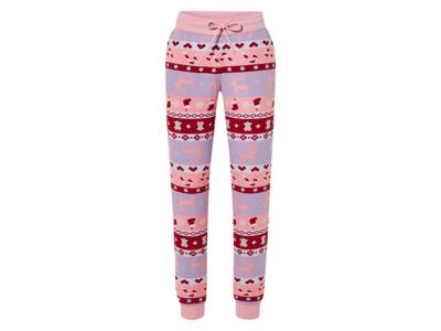 esmara Dames kerstjoggingbroek (L (44/46), Lichtroze)