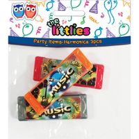 The Littlies Mondharmonica The Littlies Multicolor 3 Stuks - thumbnail