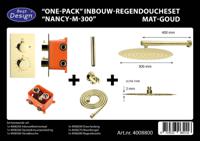 One-Pack Inbouw-Regendoucheset Nancy-M-300