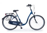 Aldo 28 inch lage instap fiets comfort alu 3v vrijloop blauw