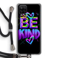 Be Kind: Samsung Galaxy A12 Transparant Hoesje met koord