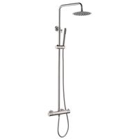Wiesbaden 304 RVS douche-opbouwset + therm. kraan - thumbnail
