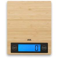 Bilancia da cucina digitale - ADE - RAMONA - Bambù - 23 x 18 x 2 cm - Include 2 batterie Cr2032