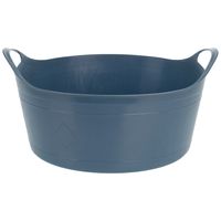 Flexibele emmer - blauw - 15 liter - kunststof - 39 x 17 cm