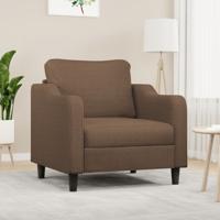 Fauteuil 60 cm stof bruin