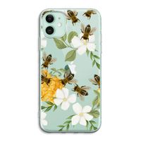 No flowers without bees: iPhone 11 Transparant Hoesje