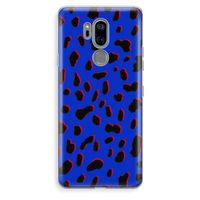 Blue Leopard: LG G7 Thinq Transparant Hoesje