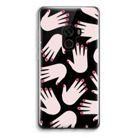 Hands pink: Xiaomi Mi Mix 2 Transparant Hoesje