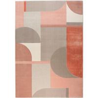 Zuiver Hilton Vloerkleed Grey/Pink