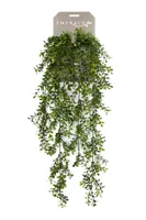 Kunsthangplant Buxus hangend 75cm groen