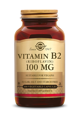 Solgar Vitamine B-2 100 mg Capsules