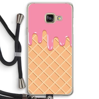 Ice cream: Samsung Galaxy A3 (2016) Transparant Hoesje met koord