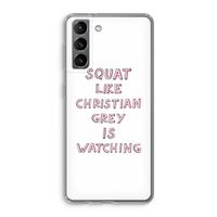 Christian Grey: Samsung Galaxy S21 Transparant Hoesje