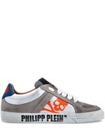 Philipp Plein baskets Retrokickz TM en cuir - Gris