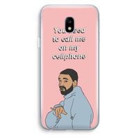 Hotline bling: Samsung Galaxy J3 (2017) Transparant Hoesje Hotline bling: Samsung Galaxy J3 (2017) Transparant Hoesje