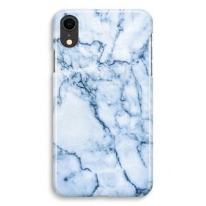 Blauw marmer: iPhone XR Volledig Geprint Hoesje